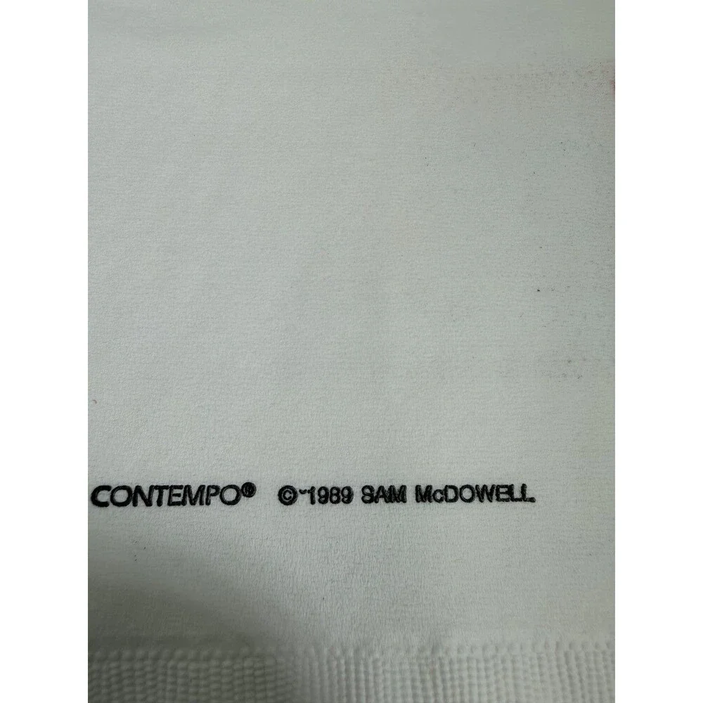 Vintage 1989 Set 16 Sam McDowell Clifton Mouse Funny Cocktail Napkins Contempo